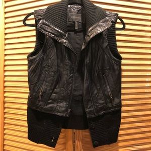 Leather Vest | BCBGMaxAzria